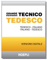 Grande Dizionario Tecnico Tedesco Hoepli